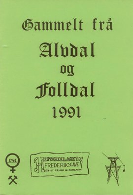 Omslag - Gammelt frå Alvdal og Folldal 1991